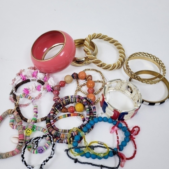 Bundle of Bangles Bracelets jewelry jewellery anklet anklets - Picture 8 of 11